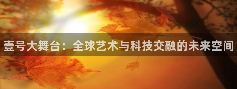 风暴娱乐包怎么样：壹号大舞台：全球艺术与科技交融的未来空间